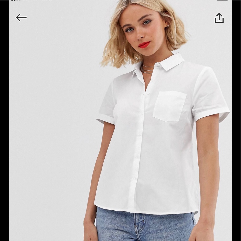 ASOS button down top NWOT